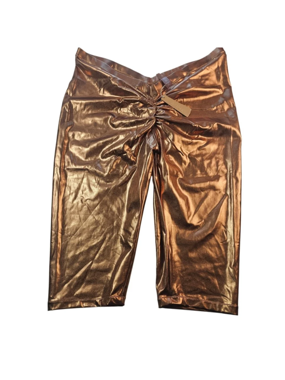 NWT Skims V Waist Contour Swim Pants 3X Penny Gold